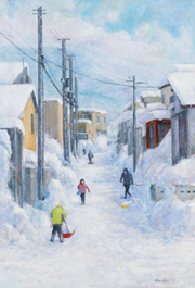 雪かたづけ