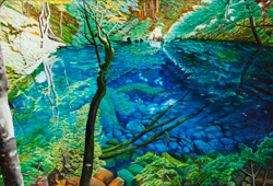 祈り-白神青池の夕-