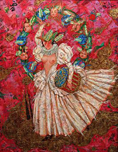 LA BELLA TUONATA(美しき雷神) 油彩 150F(1994年作 60回展出品)