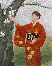 胴咲き桜